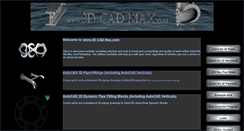 Desktop Screenshot of 3dcadmax.com